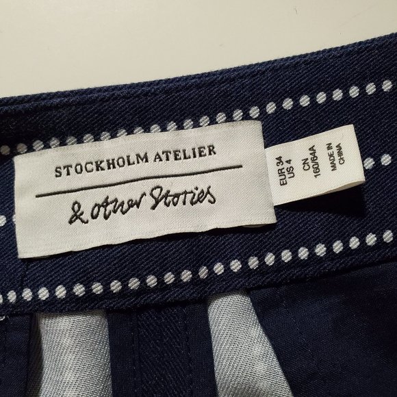 & Other Stories High Rise pleated casual pants - Picture 7 of 8